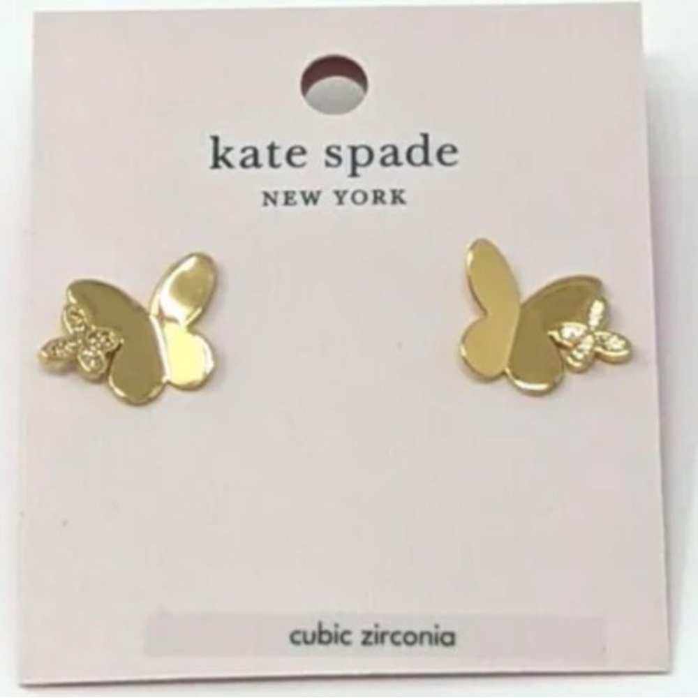 New Kate Spade in a flutter studs - Picture 10 of 10